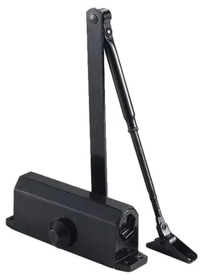 Produktbild von Türschließer, hydraulisch verstellbar, 80 KG Tragfähigkeit, Schwarz M