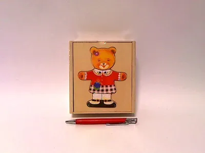Image de ANEK Smily Play SPW83593 35934 puzzle en bois avec ours en peluche