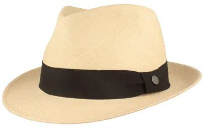 Trilby Panamahut moderne Garnitur UV-Schutz 50 von Hut-Breiter in beige