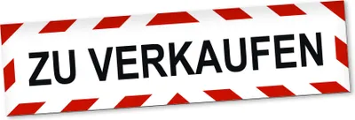 Produktbild von PantherPixel Zu Verkaufen Magnetschild Auto KFZ Verkaufsschild Magnetfolie Geschenkidee 45 x 12 cm REFLEKTIEREND