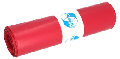 Produktbild von DEISS Abfallsäcke 120 Liter, 11003, Rot - 1 Rolle | Rolle (25 Stück)