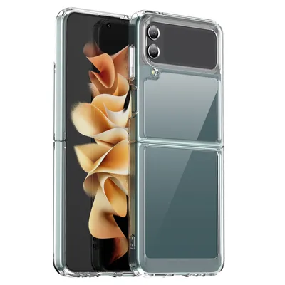 Image de Coque de protection pour Samsung Galaxy Z Flip4 5G : étui, housse, coque rigide, couleur : transparent