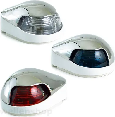 Produktbild von 3-er Set Positionsleuchten weiß / grün / rot 12V