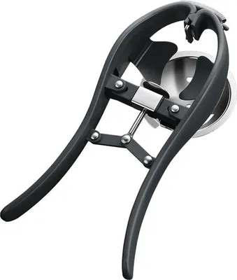 Image de Casse-œufs automatique avec ouverture arrondie et lisse (noir)