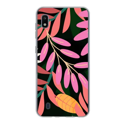 Produktbild von MuchoWow® Handyhülle Schutzhülle Hülle für Samsung Galaxy A10 Tropisch - Blumen - Muster Silikon Softcase Handy Hülle - Schutzhülle