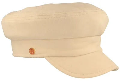 Mayser Elbsegler Schirmmütze Wildleder-Optik mit Plüschfutter in beige