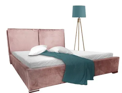 Immagine prodotto di Design Camera da letto Letti Tessuto Hotel Rivestimento Matrimonio Doppio Rosa