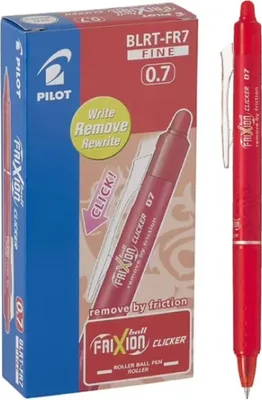 Immagine prodotto di Pilot - Rollerpen Pilot Frixion Blrt -fr7 Clicker M Rood | 1 pezzo | 12 pezzi