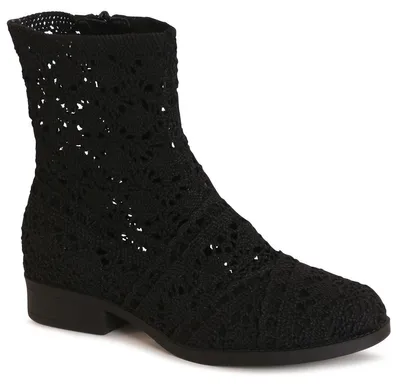 Produktbild von topschuhe24 3225 Damen Cut Out Stiefeletten Halbstiefel, Farbe:Schwarz, Größe:41 EU