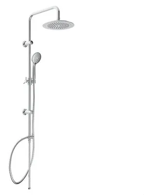 Produktbild von Famanu Duschset 2-in-1 - Regendusche und Handdusche - Chrom