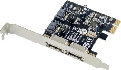 Produktbild von CONCEPTRONIC PCI Express Card x1 2-Port SATA III Ada. int+ex