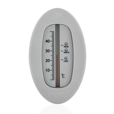 Image de reer Thermomètre de bain ovale, gris