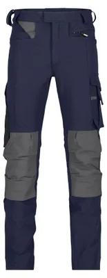 Produktbild von DASSY® Impax Stretch-Arbeitshose Kniepolstertaschen nachtblau/anthrazitgrau 50 MINUS