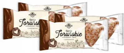 Obrázek produktu pro Pierniki Toruńskie Kopernik Serca w lukrze 120 g