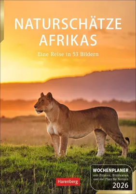 Produktbild von Issel, U: Naturschätze Afrikas Wochenplaner 2026