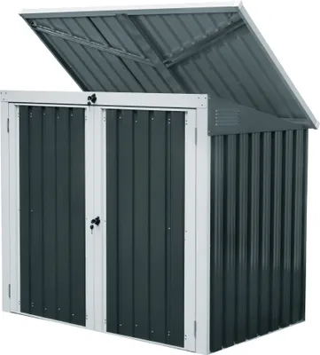 Obrázek produktu pro Zahradní skříň Zelsius 158 x 101 x 134 cm, skříň na nářadí s větracími mřížkami