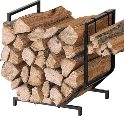Produktbild von Metallischer Holzschwelle mit Haken 177 Zoll - schwarz