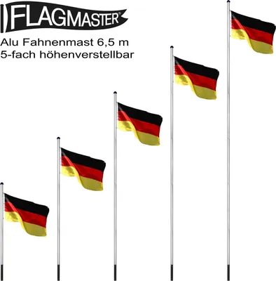 Obrázek produktu pro FLAGMASTER Vlajkový stožár vč. vlajky Norsko, 650 cm
