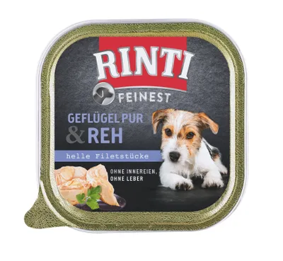 Produktbild von Rinti Schale Feinest Geflügel Pur & Reh 150g