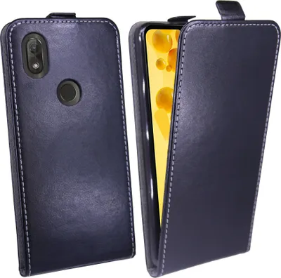 Image de Housse de protection pour téléphone portable Wiko View 2 Housse Flip Case Smartphone Noir