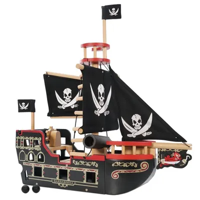 Obrázek produktu pro Le Toy Van Barbarossa Pirate Ship, Pirát, 3 rok/roky, Vícebarevný, Dřevo
