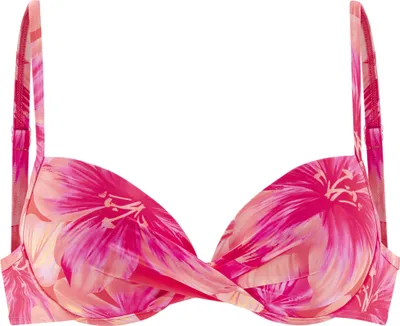Produktbild von s.Oliver Push-Up-Bikini-Top Jayce pfirsich bedruckt Größe 42 Cup B