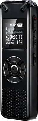 Produktbild von 8GB Diktiergerät, WAV, MP3 Player, Sprachsteuerung, Rauschunterdrückung Mikrofon, unterstützt Passwort, 6 Soundeffekte, 4 Wiedergabemodi