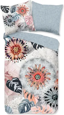 Produktbild von Duvet cover HIP 155x220 + 1* 80x80 cm - mandalas and leaves