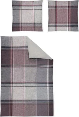 Produktbild von Irisette Flausch-Baumwolle Bettwäsche Set Zobel 8877 natur 135 x 200 cm + 1 Kissenbezug 80x80 cm