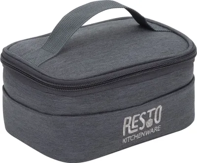 Produktbild von Resto Kitchenware 5501, Lunchpaket, Erwachsene/Kinder, Grau, Polyester, Polyethylen-Vinylacetat (PEVA), 1,7 l, 120 mm