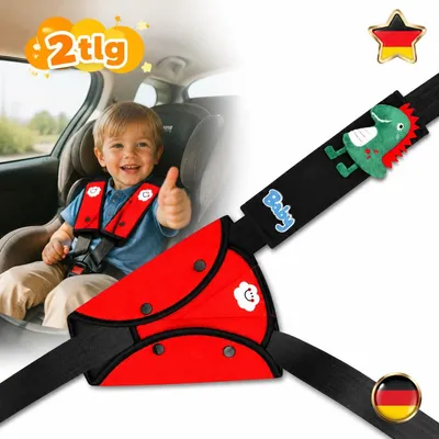 Immagine prodotto di Cintura di sicurezza per bambini, protezione per cinture auto, fissaggio per auto, imbottitura per cinture, regolatore