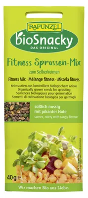 Produktbild von Rapunzel Fitness Sprossen-Mix bioSnacky 12x40g