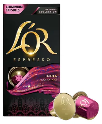 Produktbild von L'Or Espresso India, Kaffeekapsel, Espresso, 10 Tassen, 10 Stück(e)