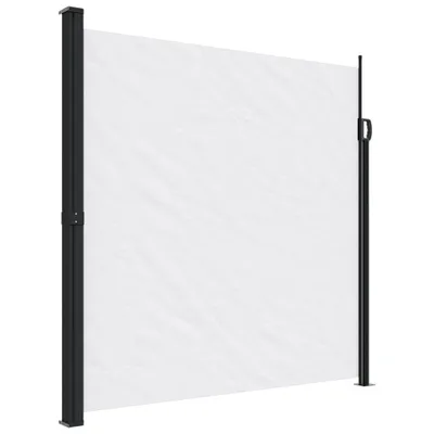 Immagine prodotto di vidaXL Tenda laterale estensibile bianca 200x600 cm