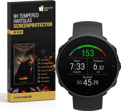 Produktbild von 4x 9H Hartglas für Polar Vantage M Smart Watch Displayschutz Panzerfolie Schutzglas KLAR Panzerglas Schutzfolie