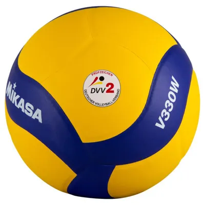 Produktbild von MIKASA V330W-DVV2 Wettkampf- und Trainingsvolleyball Blau/Gelb Blau/Gelb 5