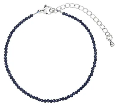 Produktbild von Perlenarmband mit blauen Sandsteinsteinen 43055.3 blauer Sandstein