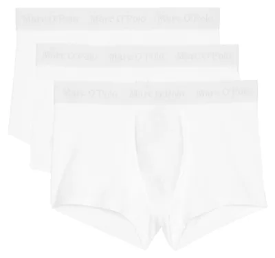 Produktbild von Marc O´Polo Men's Essentials 3-Pack Trunks, White, Large