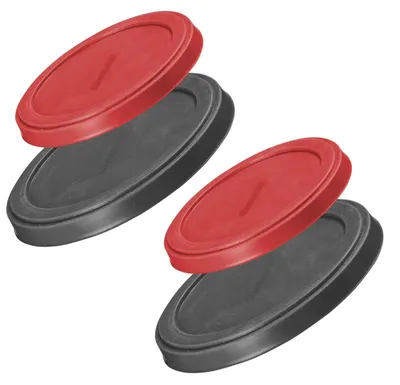 Silikon-Vershouddeksel, 2 Stück, ø 10 + 8 cm, wiederverwendbar
