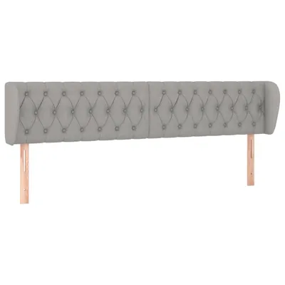 Produktbild von VidaXL 3117502, Hellgrau, Polyester, Holz, 2030 mm, 78 cm, 88 cm, 230 mm
