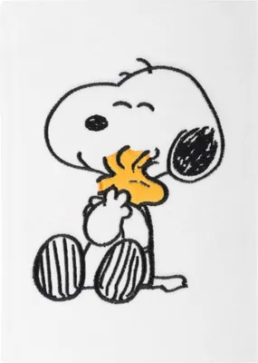 Produktbild von Peanuts Premium Plüsch Notizbuch A5 Snoopy