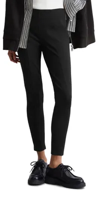 Productafbeelding van Marc O'Polo Denim dames broek van stof met stretch, slim fit, zwart (zwart)