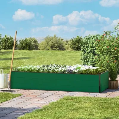 Zdjęcie produktu dla 77 x 195 x 39 cm Grzadka podwyzszona, zielony