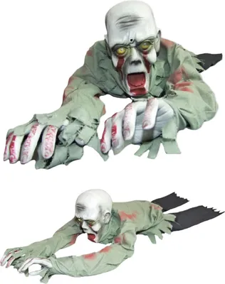 Produktbild von Kriechender Zombie Animiert - Halloween Dekoration 100 cm