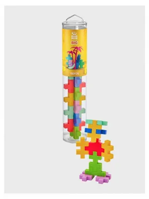Immagine prodotto di PlusPlus PP3431 Tubo Tropicale Grande - 15 pz
