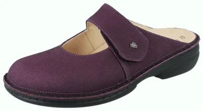 Produktbild von FINN COMFORT Stanford Damen Clog violett genarbtes Nubukleder - Größe: 37