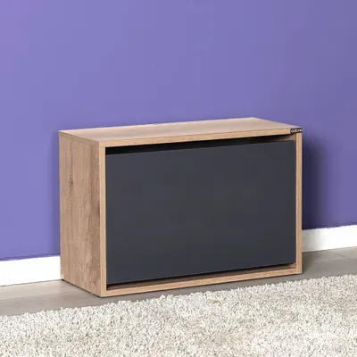 Produktbild von Skye Decor, Shc-110-Ta-1, Schuhschrank, Helles Walnussholz, 100 % MELAMINBESCHICHTETE SPANPLATTEN, 60 x 30 x 42 cm