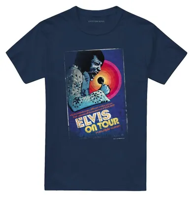 Immagine prodotto di Elvis Presley - Maglietta da uomo/donna unisex TV33352 (XL) (blu navy)