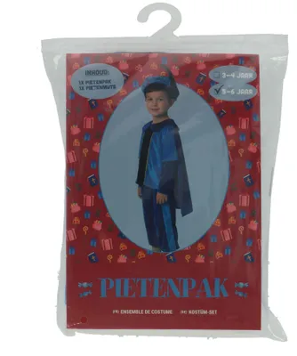 Imagen del producto de Traje de OttoSimon, azul, con capa, talla 110-116 cm, disfraz para niños