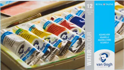 Produktbild von Van Gogh 20800112, 10 ml, Blau, Grün, Grau, Rot, Weiß, Gelb, 12 Stück(e)